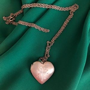 Silver Heart/Cross Locket